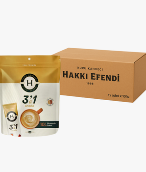 Hakkı Efendi 3ü 1 Arada koli  (12 adet 10'lu Ambalaj)