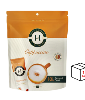 Hakkı Efendi Cappuccino 1 Koli (12 adet 10'lu Ambalaj)