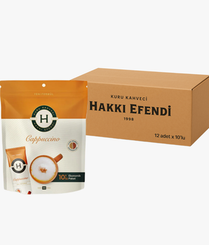 Hakkı Efendi Cappuccino 1 Koli (12 adet 10'lu Ambalaj)