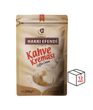 Hakkı Efendi Kahve Kreması Koli 200gr (12adet)