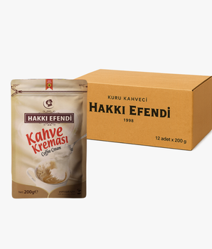 Hakkı Efendi Kahve Kreması Koli 200gr (12adet)