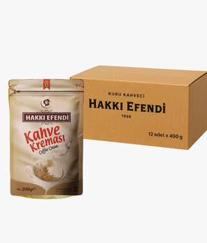 Hakkı Efendi Kahve Kreması Koli 400gr (12adet)