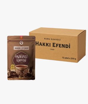 Hakkı Efendi Osmanlı Kahvesi Koli 200gr (12adet)