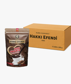 Hakkı Efendi Sıcak Çikolata 1 Koli 200gr (12adet)