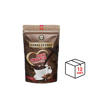 Hakkı Efendi Sıcak Çikolata 1 Koli 200gr (12adet)